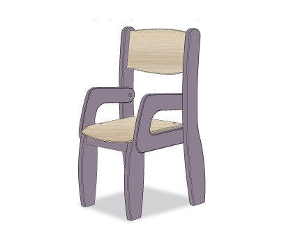 Fauteuil 21 cm Figue Pimousse