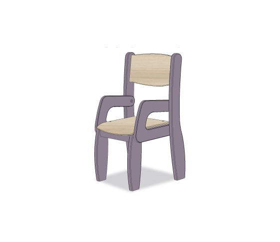 Fauteuil 21 cm Figue Pimousse