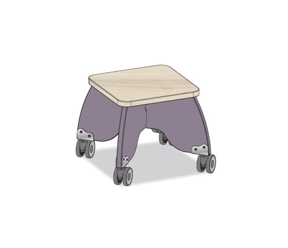 Tabouret puéricultrice  Pimousse Figue