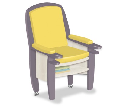 Fauteuil d'allaitement Pimousse Figue