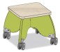 TABOURET PUERICULTRICE VERT ALLIGATOR