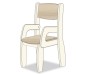 FAUTEUIL ASSISE 18CM BLANC CREME