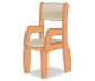 FAUTEUIL ASSISE 26CM ORANGE MOYEN