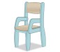 FAUTEUIL ASSISE 21CM BLEU OPALE