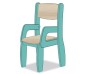 FAUTEUIL ASSISE 18CM BLEU CARAIBE