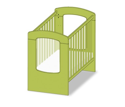 LIT ECO HUBLOT 100x50 SANS ROULETTES