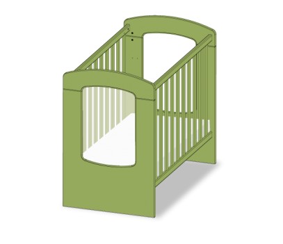 LIT ECO HUBLOT 100x50 SANS ROULETTES