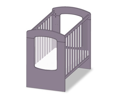 LIT ECO HUBLOT 100x50 SANS ROULETTES