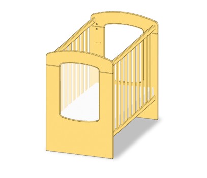 LIT ECO HUBLOT 100x50 SANS ROULETTES