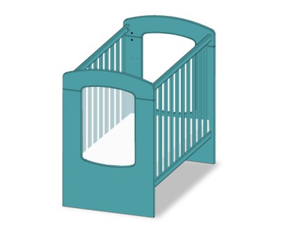 LIT ECO HUBLOT 100x50 SANS ROULETTES