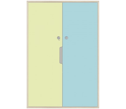 COMMODE HAUTE 2 PORTES AVEC SERRURES