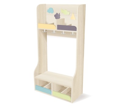 VESTIAIRE 2 CASIERS H26 PATERE TRIPLE