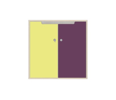 COMMODE 2 PORTES AVEC SERRURES