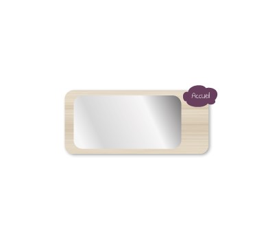 APPLIQUE MIROIR ACCUEIL