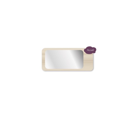 APPLIQUE MIROIR ACCUEIL