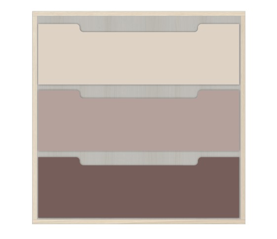 COMMODE 3 TIROIRS ANTI-PINCEMENT