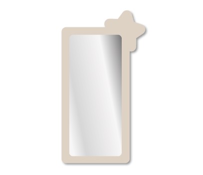 MIROIR DECO RECTANGLE ETOILE