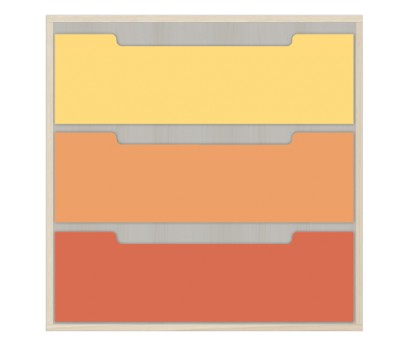 COMMODE 3 TIROIRS ANTI-PINCEMENT