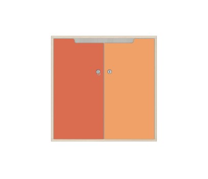 COMMODE 2 PORTES AVEC SERRURES