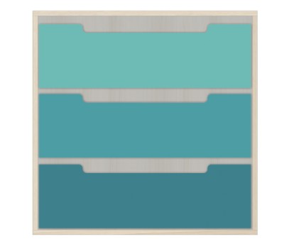 COMMODE 3 TIROIRS ANTI-PINCEMENT