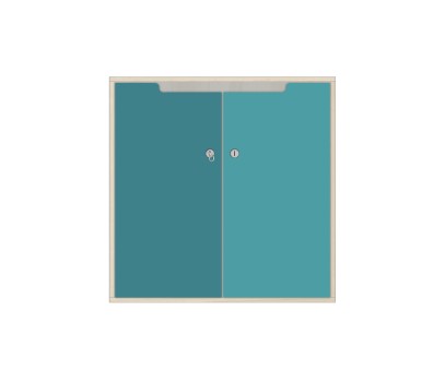 COMMODE 2 PORTES AVEC SERRURES