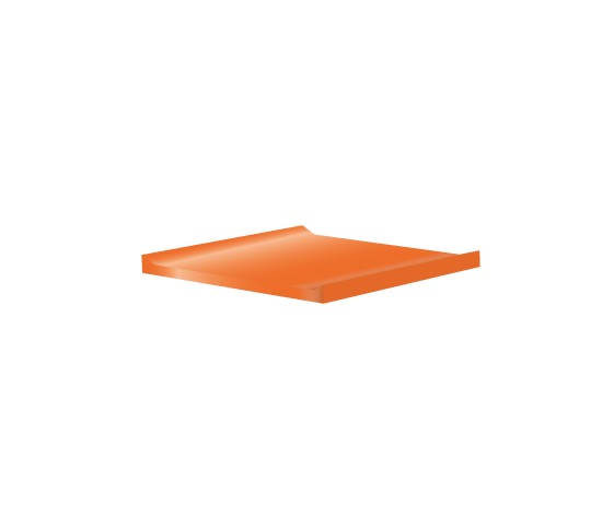 MATELAS MEUBLE A LANGER 665 X 753 ORANGE