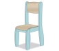 CHAISE ASSISE 31CM BLEU OPALE