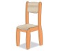 CHAISE ASSISE 45CM ORANGE MOYEN