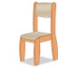 CHAISE ASSISE 31CM ORANGE MOYEN