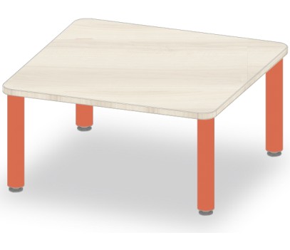 TABLE CARRE 80x80 H40