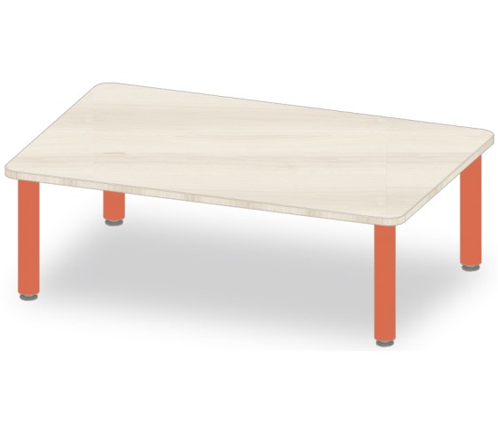 TABLE RECTANGLE 80x120 H40