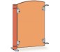 CLOISONNETTE PLEINE L50CM ORANGE MOYEN