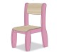 CHAISE ASSISE 18CM ROSE POUDRE