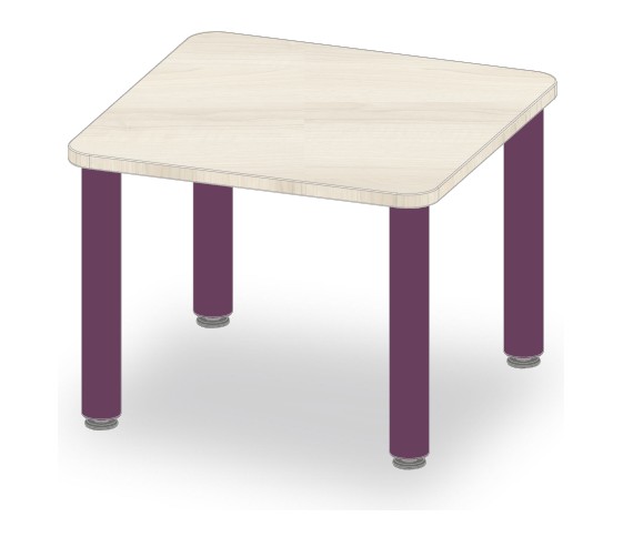 TABLE CARRE 60x60 H46