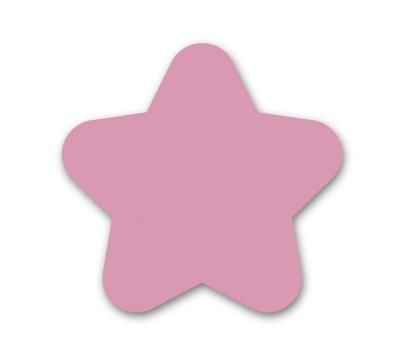 OPTION GRANDE APPLIQUE ETOILE ROSE POUDRE