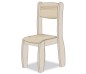 CHAISE ASSISE 26CM GRIS NOISETTE