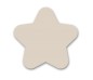 OPTION GRANDE APPLIQUE ETOILE GRIS NOISETTE