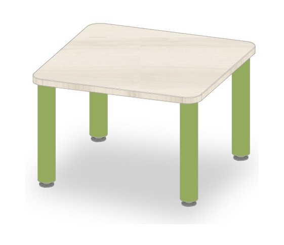 TABLE CARRE 60x60 H40
