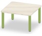 TABLE CARRE 80x80 H46