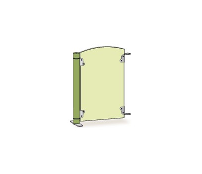 CLOISONNETTE PLEINE L50CM VERT BAMBOU