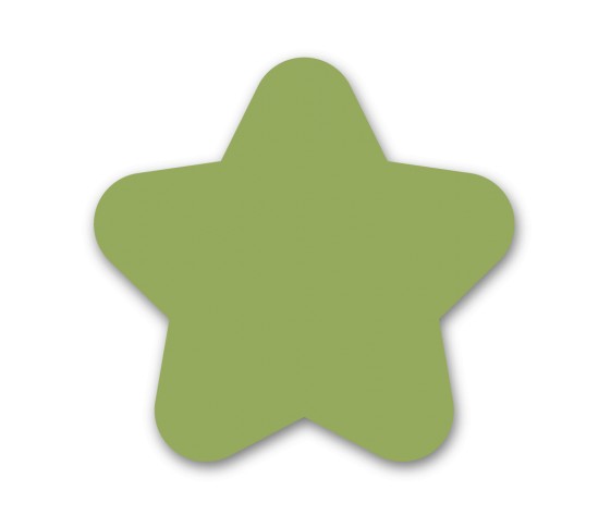 OPTION GRANDE APPLIQUE ETOILE VERT JUNGLE