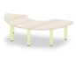 TABLE DEMI LUNE H40