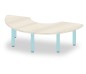 TABLE DEMI LUNE H40