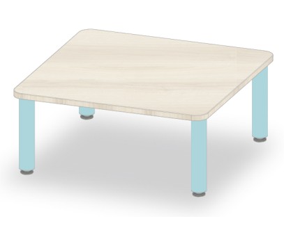 TABLE CARRE 80x80 H35