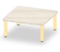 TABLE CARRE 80x80 H35