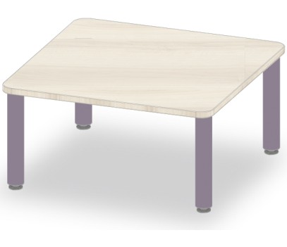 TABLE CARRE 80x80 H40