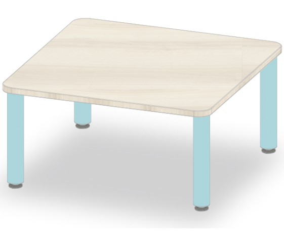 TABLE CARRE 80x80 H40