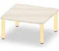 TABLE CARRE 80x80 H40