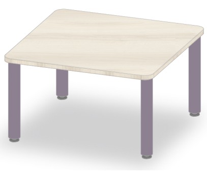 TABLE CARRE 80x80 H46