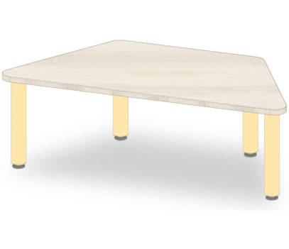 TABLE TRAPEZE H40